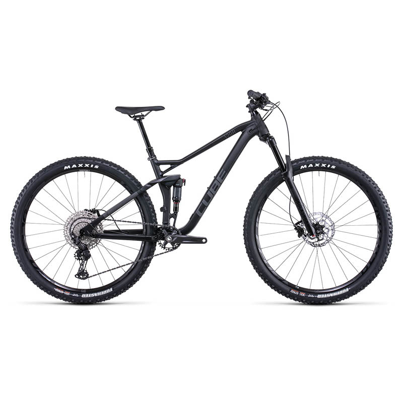 Bicicleta de montaña CUBE Stereo 120 Race Black anodized 2022